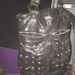 Metallic Grunge Purse